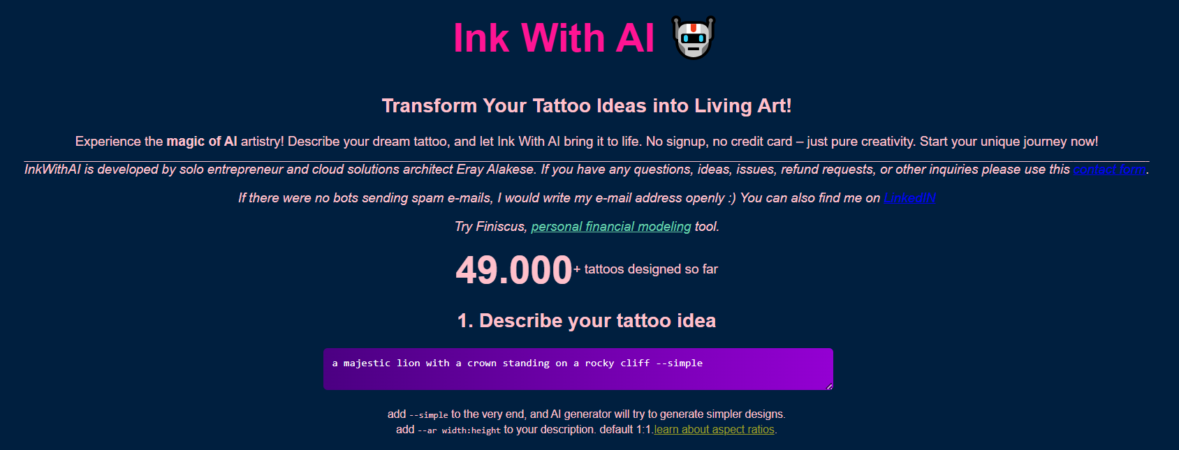 AI Tattoo Generators