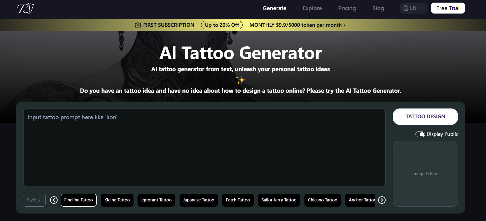 AI Tattoo Generators